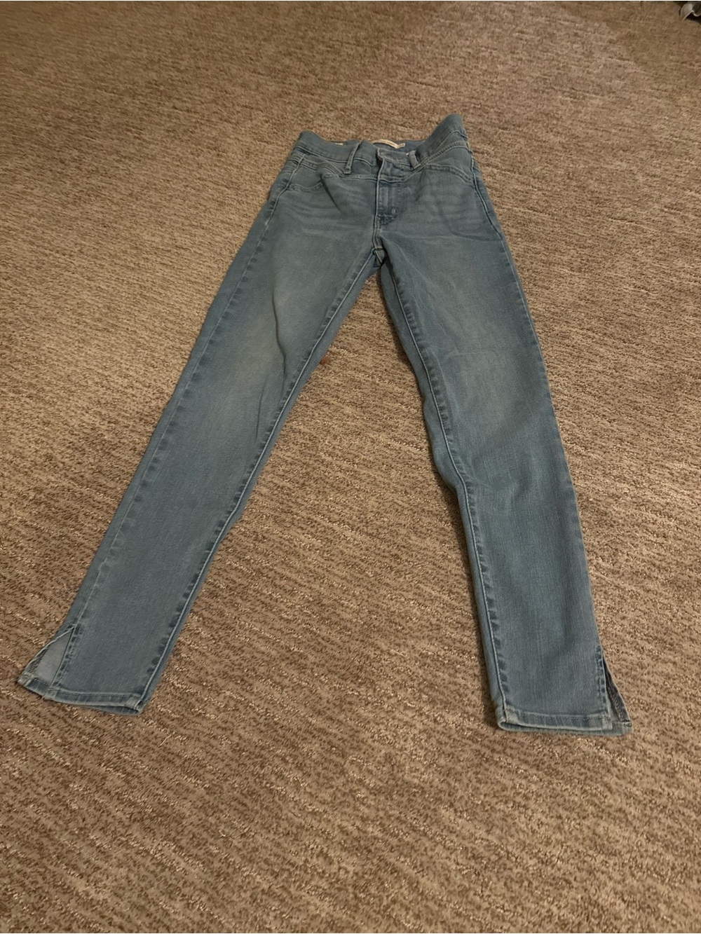 Levi's Women's mile high Skinny Jeans in Faded Blue